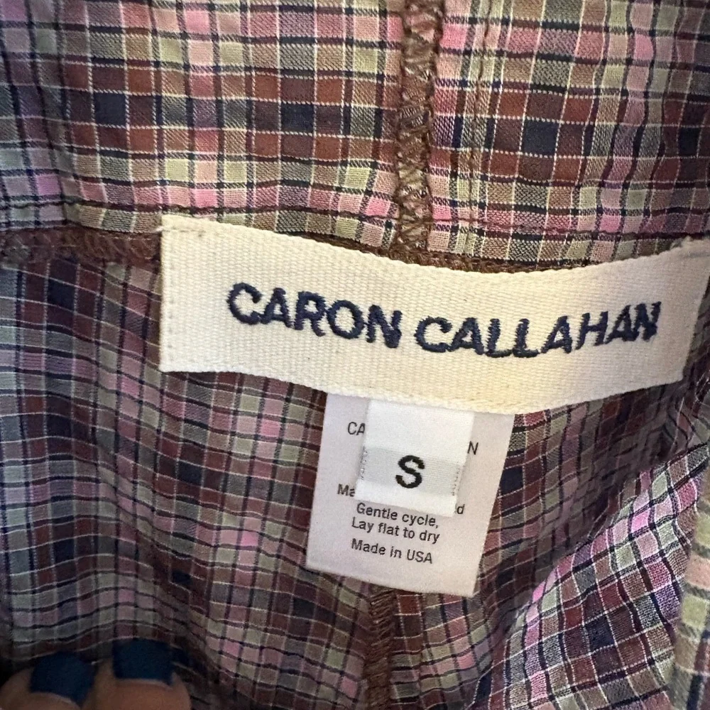 Caron Callahan Purple Plaid Jocelyn Maxi Dress - Picture 3 of 3